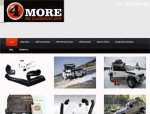 Tablet Screenshot of 4more.com.au